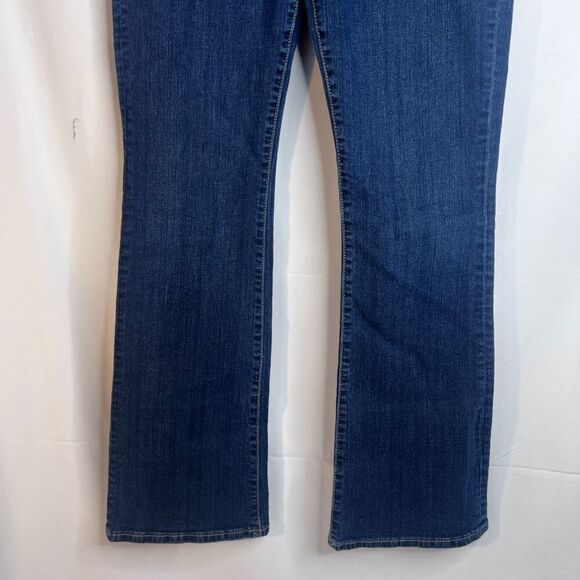 Kut from the Kloth Denim Jeans Button Flap Pocket Dark Wash Slight Flare Size 8 - Picture 5 of 8